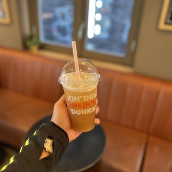 Dunkin' Donuts - Passion fruit iced green tea...nice Dunkin location! - Donuts Near Me - Amsterdam, New Hampshire