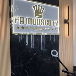 Famouscutz Barbershop in Cape Coral - Signage