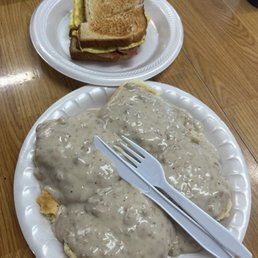 Biscuits + Gravy  Country Ham Sandwich