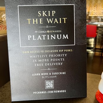P.F. Chang's - Membership is not free but an option - Chinese Near Me - Raleigh, North Carolina P.F. Chang's - Membership is not free but an option - Chinese Near Me - Raleigh, North Carolina
