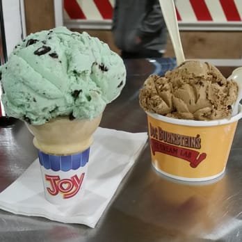 Doc Burnstein's Ice Cream - Single scoop of mint chip and a double scoop of pistachio and coffee (I forget the name) ice cream - Ice Cream & Frozen Yogurt Near Me - Kettleman City, California Doc Burnstein's Ice Cream - Single scoop of mint chip and a double scoop of pistachio and coffee (I forget the name) ice cream - Ice Cream & Frozen Yogurt Near Me - Kettleman City, California