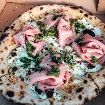 3 Sons Brewing - Mortadella pizza - Breweries Near Me - Dania Beach, Florida