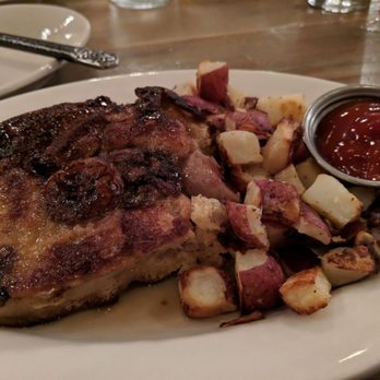 NAPA Kitchen + Bar Dublin - Banana's fosters French toast with potatoes - New American Near Me - Dublin, Ohio NAPA Kitchen + Bar Dublin - Banana's fosters French toast with potatoes - New American Near Me - Dublin, Ohio