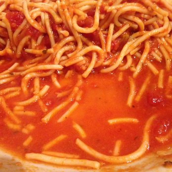 Bearno's Pizza - Pool of watered down spaghetti - Pizza Near Me - Floyds Knobs, Indiana