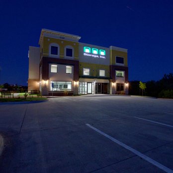 AAA Storage - Facility at Dusk - Self Storage Near Me - West Des Moines, Iowa