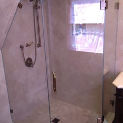 B & B Glass and Mirror - Recent frameless shower glass work - Newton, MA.