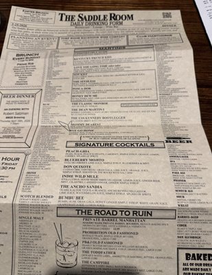 Menu photo 1 The Saddle Room Hoffman Estates, IL