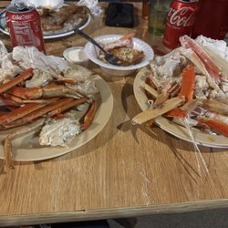 Angie's Steak & Seafood - They left the eggs on the crab legs I was so disappointed after we had eaten all these legs