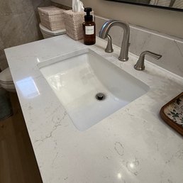 New Quartz Counter Top and New sinks