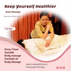Asian Massage - When it comes to working out knots and kinks in your muscles, deep tissue massage is one of the most effective methods...