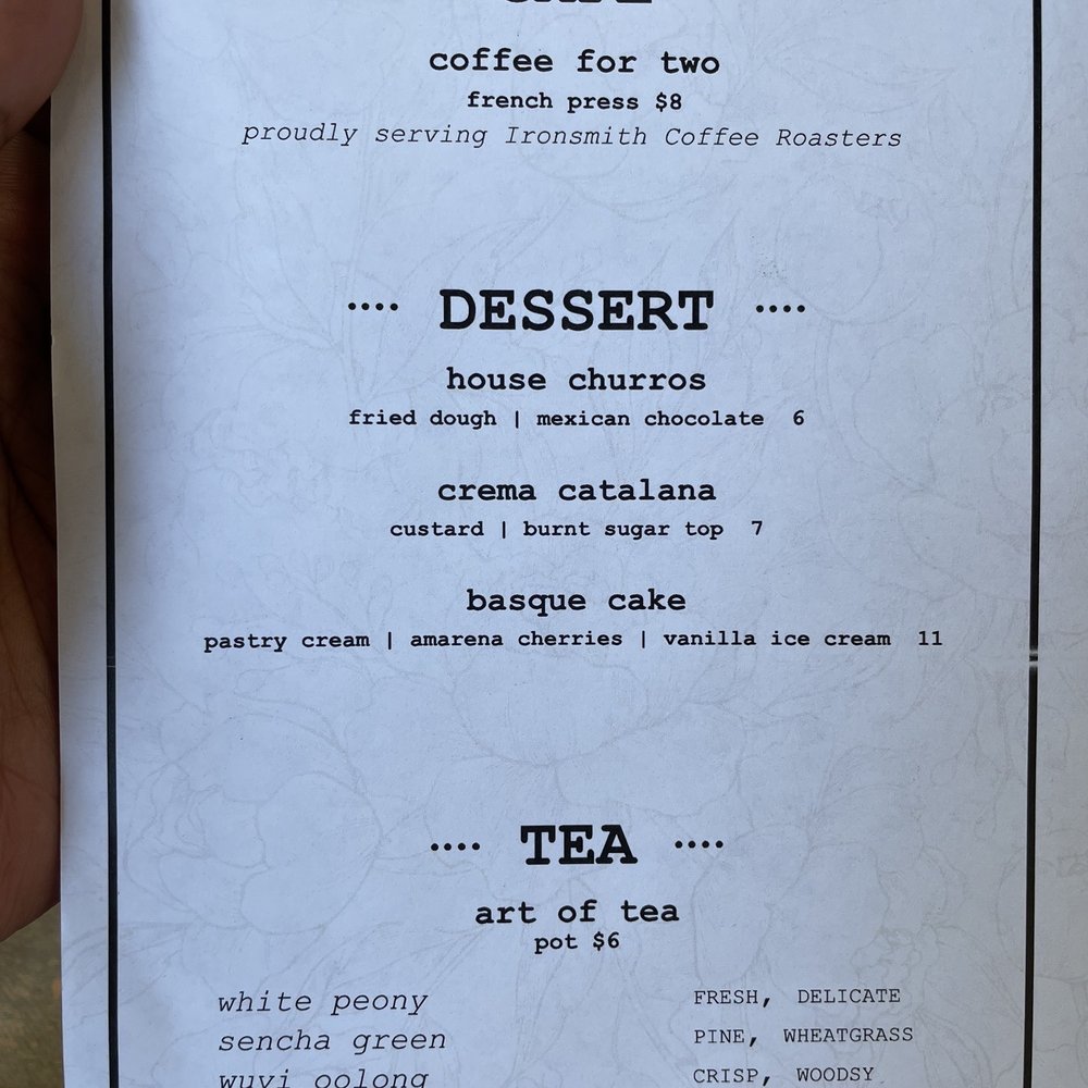 Valentina - Dessert menu 9/18/22 - Seafood Near Me - Encinitas, California Valentina - Dessert menu 9/18/22 - Seafood Near Me - Encinitas, California