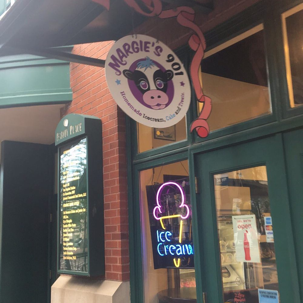 Margie's 901 - Don't use GPS to find it!! You will be lost inside the Peabody center!! - Ice Cream & Frozen Yogurt Near Me - Memphis, Tennessee Margie's 901 - Don't use GPS to find it!! You will be lost inside the Peabody center!! - Ice Cream & Frozen Yogurt Near Me - Memphis, Tennessee