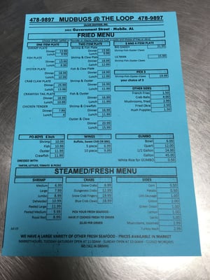 Menu photo 6 Mudbugs - At the Loop Mobile, AL