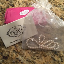 My pearls are repaired! My pearls are repaired!