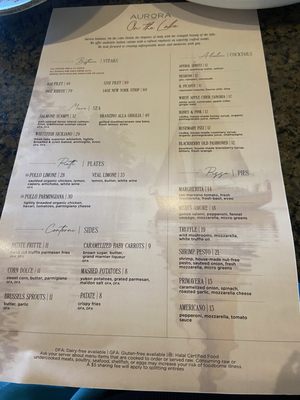 Menu photo 8 Aurora On The Lake Commerce Township, MI