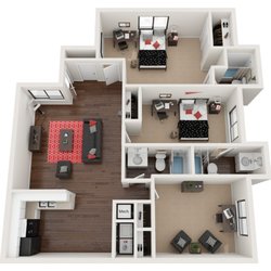 Chartre Oaks Apartments - 2 Bed x 3 Bath DELUXE