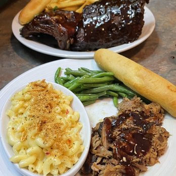 The Hideaway - two plates of food on a table - Seafood Near Me - Currie, Minnesota The Hideaway - two plates of food on a table - Seafood Near Me - Currie, Minnesota