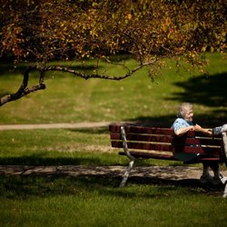 Joshua Arms Senior Residences - Our grounds contain many places to sit and enjoy the beautiful scenery.