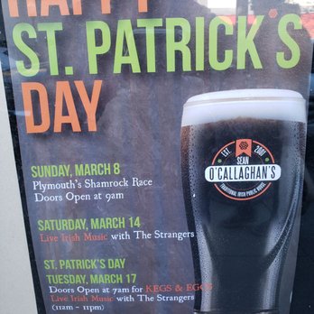 Sean O'Callaghan's - St. Patrick's day events. - American Near Me - Plymouth, Michigan Sean O'Callaghan's - St. Patrick's day events. - American Near Me - Plymouth, Michigan