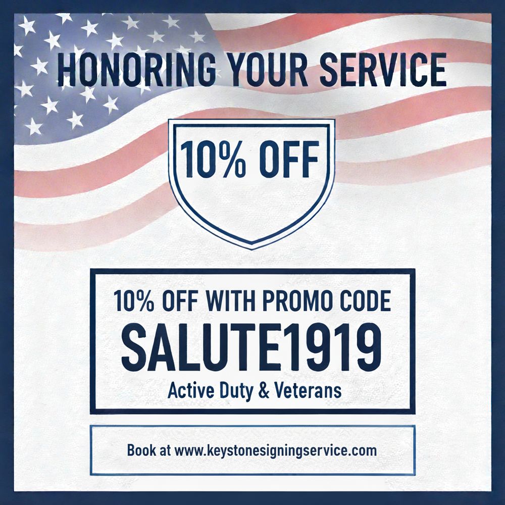 Seattle Notary Signing