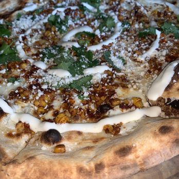 Charred Pie - Corn crema saving the good pics for Instagram - Pizza Near Me - Oro Valley, Arizona Charred Pie - Corn crema saving the good pics for Instagram - Pizza Near Me - Oro Valley, Arizona