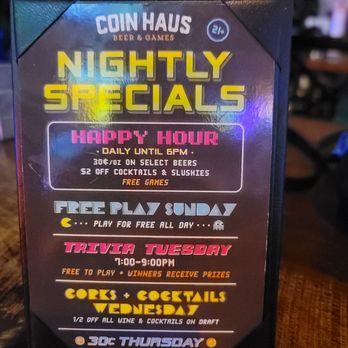 Coin Haus - Arcades Near Me - La Mesa, California