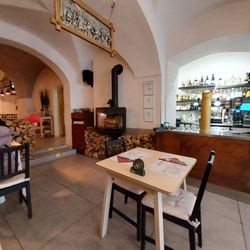 Bar area and seating