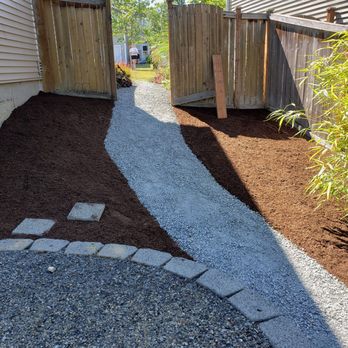 First Fruits Landscaping - a gravel path between two houses - Lawn Services Near Me - Mukilteo, Washington First Fruits Landscaping - a gravel path between two houses - Lawn Services Near Me - Mukilteo, Washington