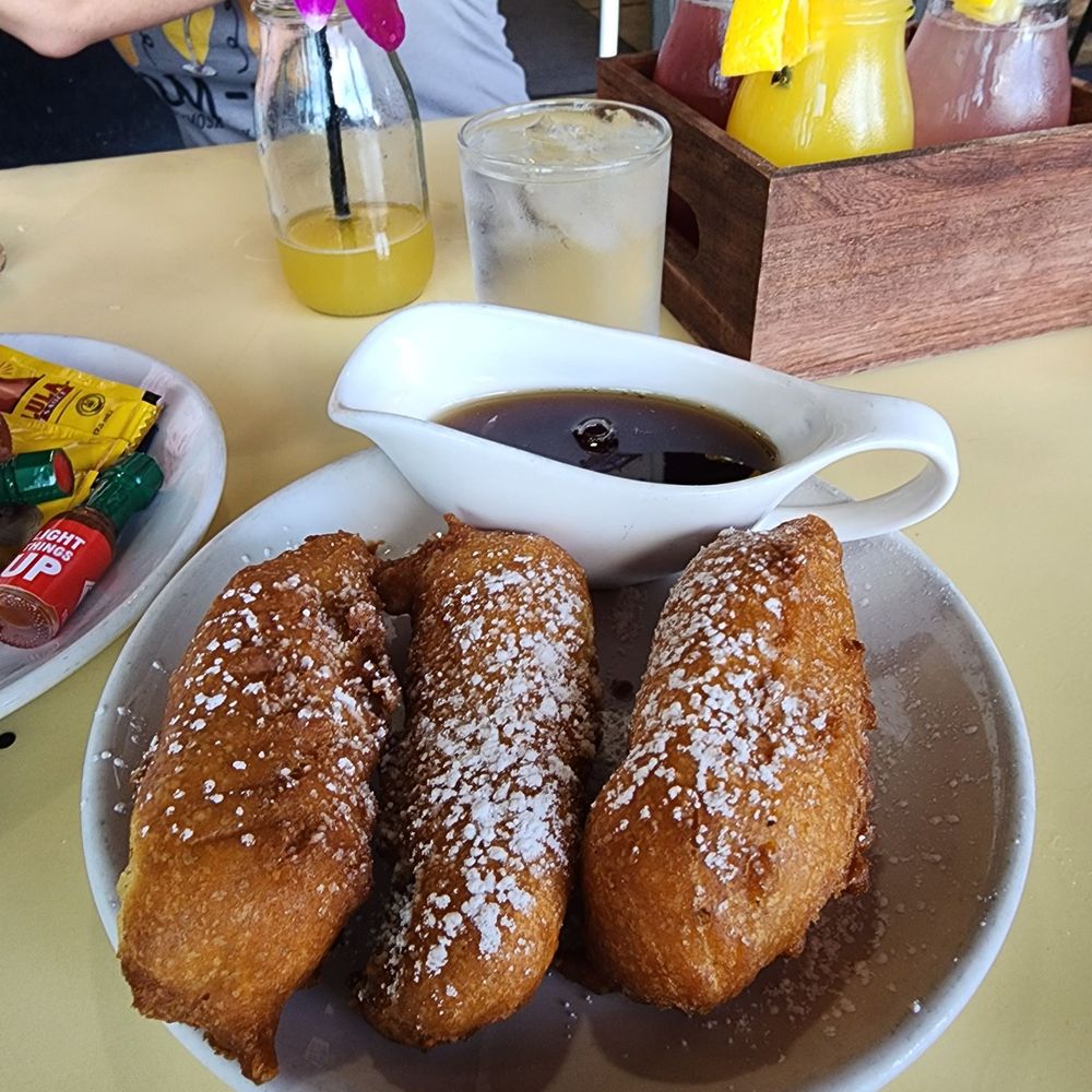 Brunch & Sip - Deep fried chicken sausage. - Coffee & Tea Near Me - Phoenix, Arizona