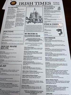 Menu photo 3 Irish Times Pub Victoria, BC Menu photo 3 Irish Times Pub Victoria, BC