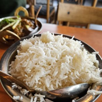 Indian Bistro - Rice came with curry entrées - Indian Near Me - Kent, Washington