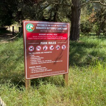 Monarch Grove Sanctuary - Sign! - Parks Near Me - Pacific Grove, California Monarch Grove Sanctuary - Sign! - Parks Near Me - Pacific Grove, California