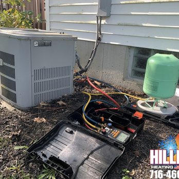 Hillman Heating & Cooling - Charging with R-22 - Heating & Air Conditioning/HVAC Near Me