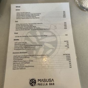 Masusa Paella Bar - Tapas/Small Plates Near Me - València, V Masusa Paella Bar - Tapas/Small Plates Near Me - València, V