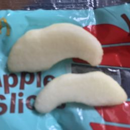 a bag of apple slices