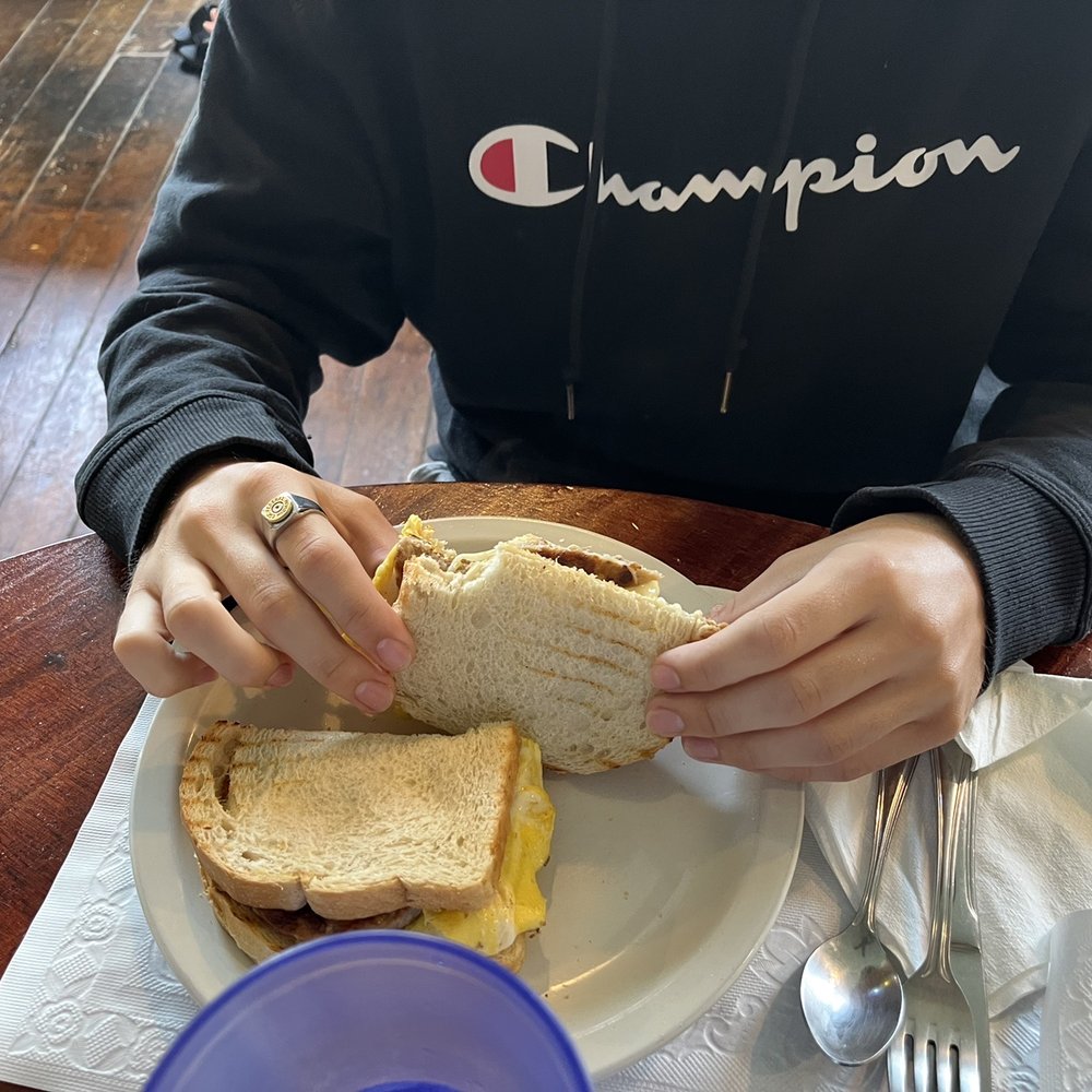 Hardware Cafe & General Store - John's "Meat Sunrise(?)" sandwich? - Department Stores Near Me - Fair Haven, New York Hardware Cafe & General Store - John's "Meat Sunrise(?)" sandwich? - Department Stores Near Me - Fair Haven, New York