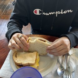 Hardware Cafe & General Store - John's "Meat Sunrise(?)" sandwich?
