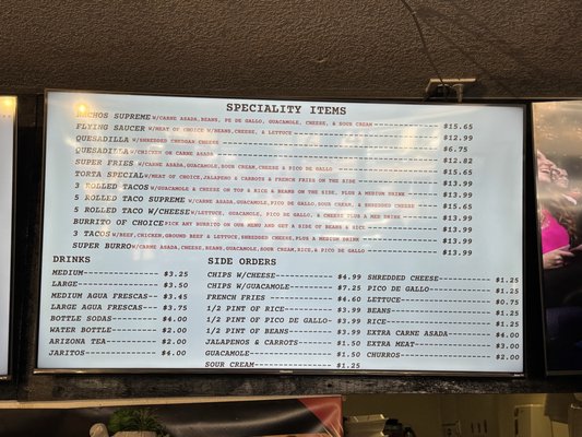 Menu photo 1 Nico's Mexican Food Tucson, AZ Menu photo 1 Nico's Mexican Food Tucson, AZ