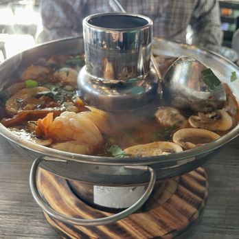 Sip Saam Thai - Tom Yum Shrimp (hot pot) - Thai Near Me - San Antonio, Texas Sip Saam Thai - Tom Yum Shrimp (hot pot) - Thai Near Me - San Antonio, Texas