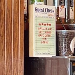 5 stars "Barista was cute. Would have coffee here again." 5 stars "Barista was cute. Would have coffee here again."