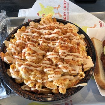 Angry Chickz - The loaded Mac and Cheese, so gooood!!! - Chicken Shop Near Me - Visalia, California