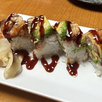 Yuki Hana Sushi - Dragon Roll - Sushi Bars Near Me - Hayward, California Yuki Hana Sushi - Dragon Roll - Sushi Bars Near Me - Hayward, California