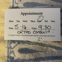 Optim Dental - Peoria - Why does my son not have an appointment today? This is a card from YOUR office, filled out by YOUR staff! Incompetent!