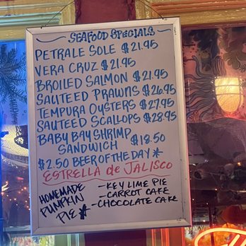 Barbara's Fishtrap - Daily specials menu - Seafood Near Me - Half Moon Bay, California