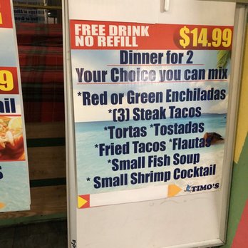Timo's Restaurant - Seafood Near Me - El Paso, Texas