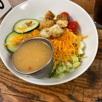 Bluebonnet City Grill - House salad - Barbeque Near Me - Ennis, Texas