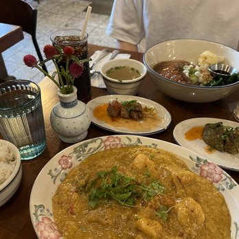 Soothr - Koong Karen (Front), Duck Noodles (Back) - Thai Near Me - New York, New York