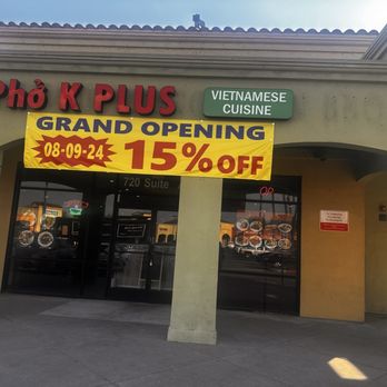 Pho K Plus - Grand Opening 15% off - Noodles Near Me - Ontario, California Pho K Plus - Grand Opening 15% off - Noodles Near Me - Ontario, California