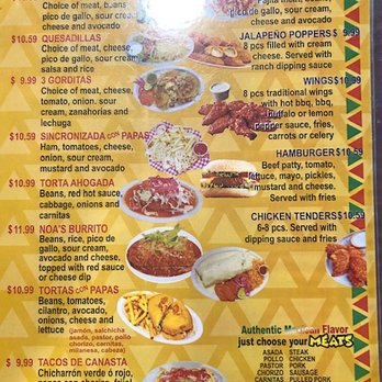 Noa’s Cocina Mexicana - Menu as of 9/27/22 - Mexican Near Me - Tulsa, Oklahoma Noa’s Cocina Mexicana - Menu as of 9/27/22 - Mexican Near Me - Tulsa, Oklahoma