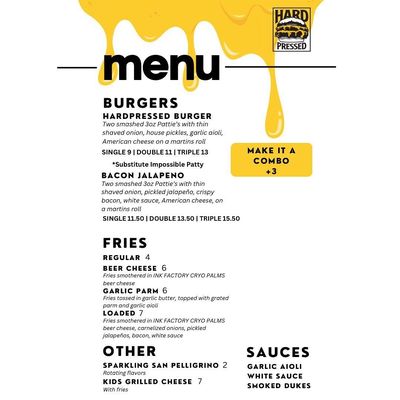 Hard Pressed Burgers by null